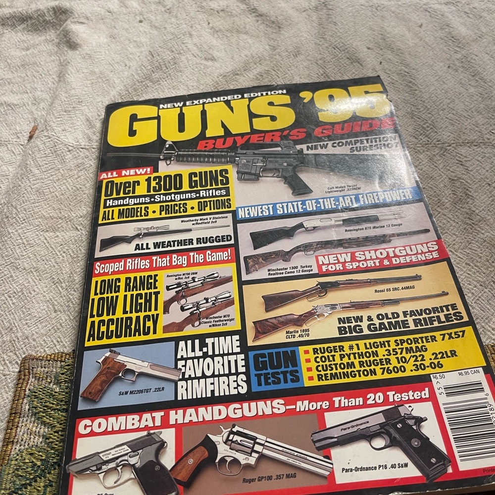 Guns '95 Buyer's Guide Magazine